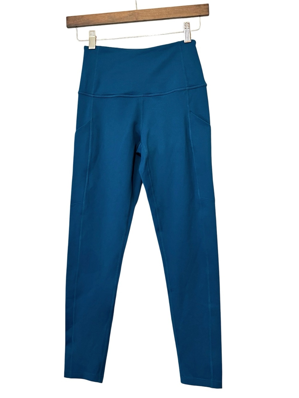 Zella Live In High‎ Waist Leggings, Dark Teal Blue, Size XS